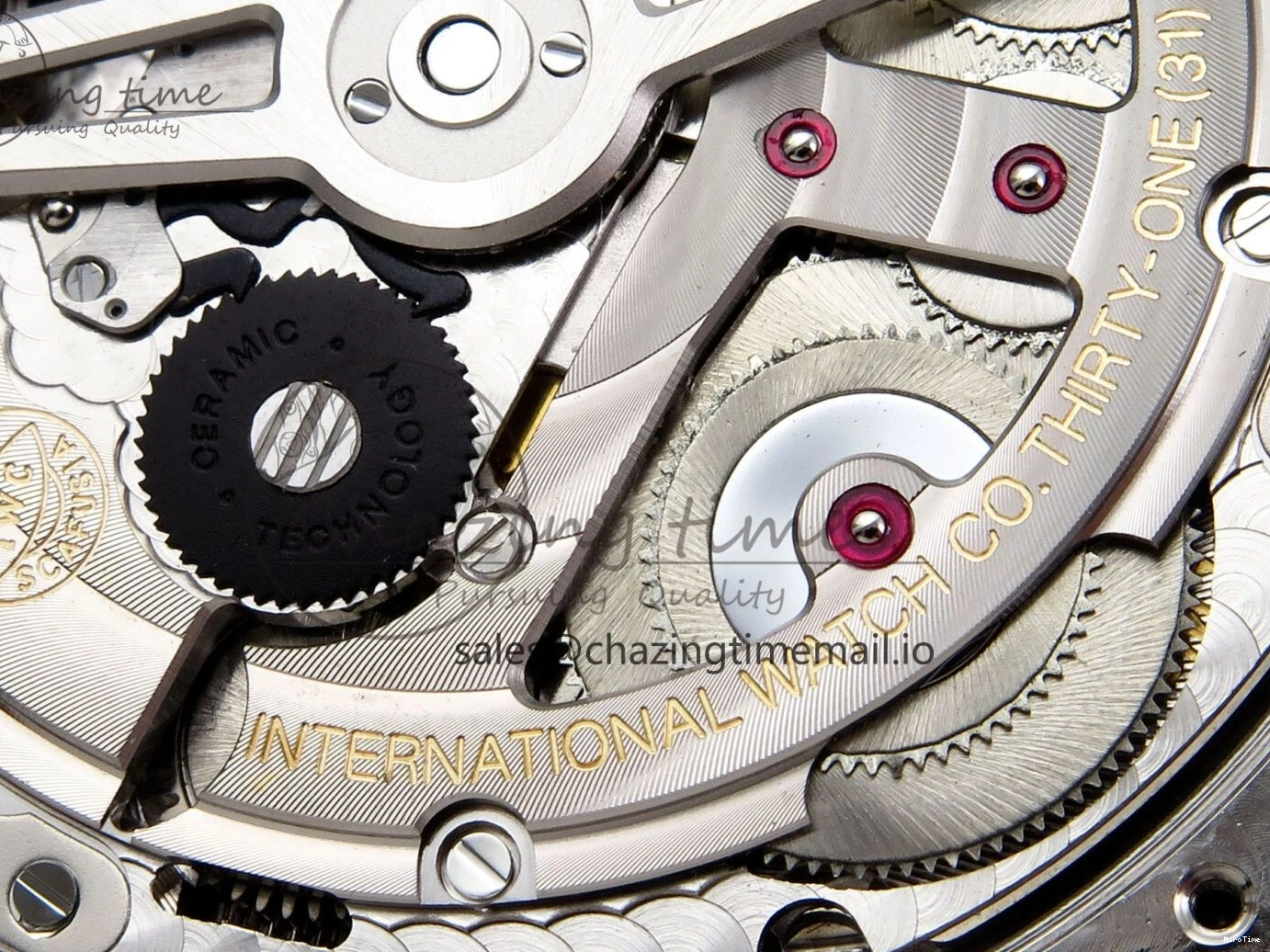 MIROTIME 0308 OnTrend Portugieser Automatic 42mm SS APSF 1:1 Best Edition White RG Dial on Black Leather Strap A 7010